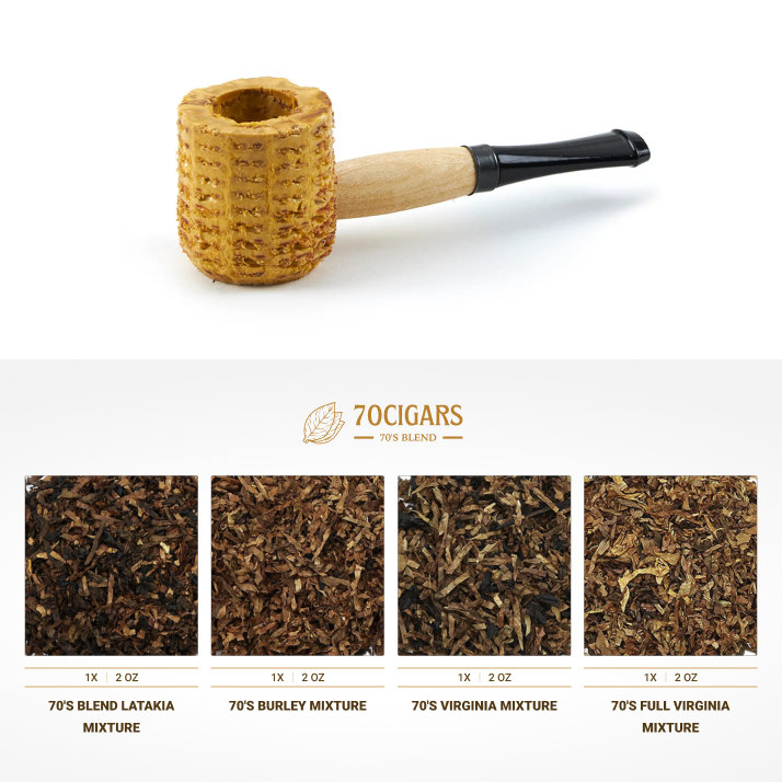 70's Blend Sampler with Mini Corn Pipe