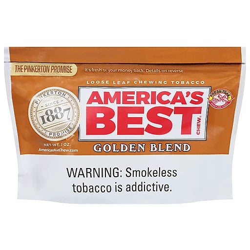 what is the best tobacco America's Best Chew Golden Blend – 70Cigars