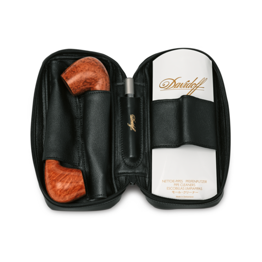 Davidoff 2 Pipes Leather Case