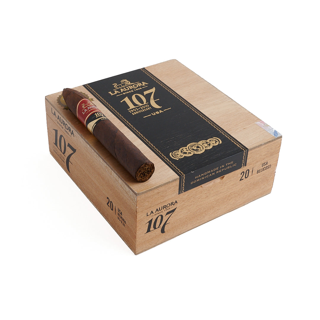 La Aurora 107 Maduro Belicoso