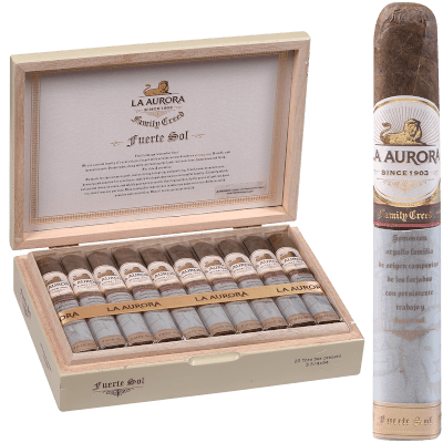 La Aurora Family Creed Fuerte Sol Toro Box Pressed