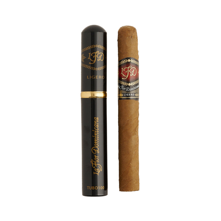 La Flor Dominicana Ligero L-100 Corona Tubos