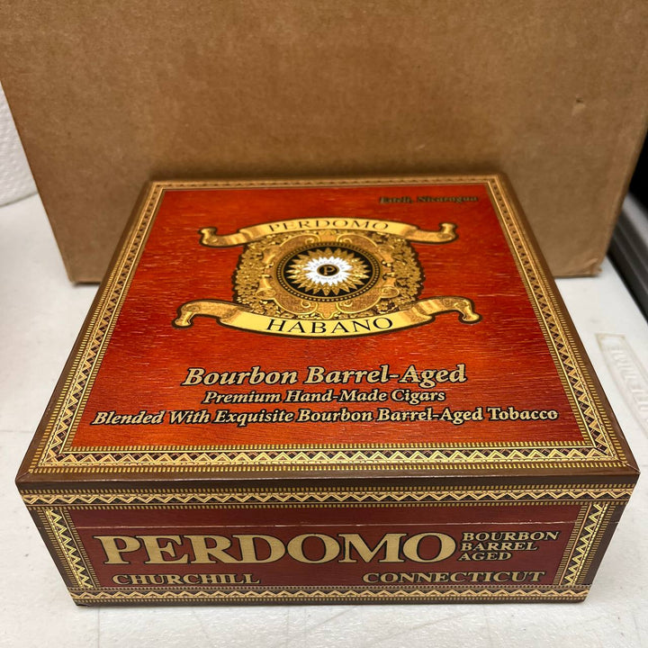 Perdomo Habano Bourbon Barrel Aged Connecticut Churchill