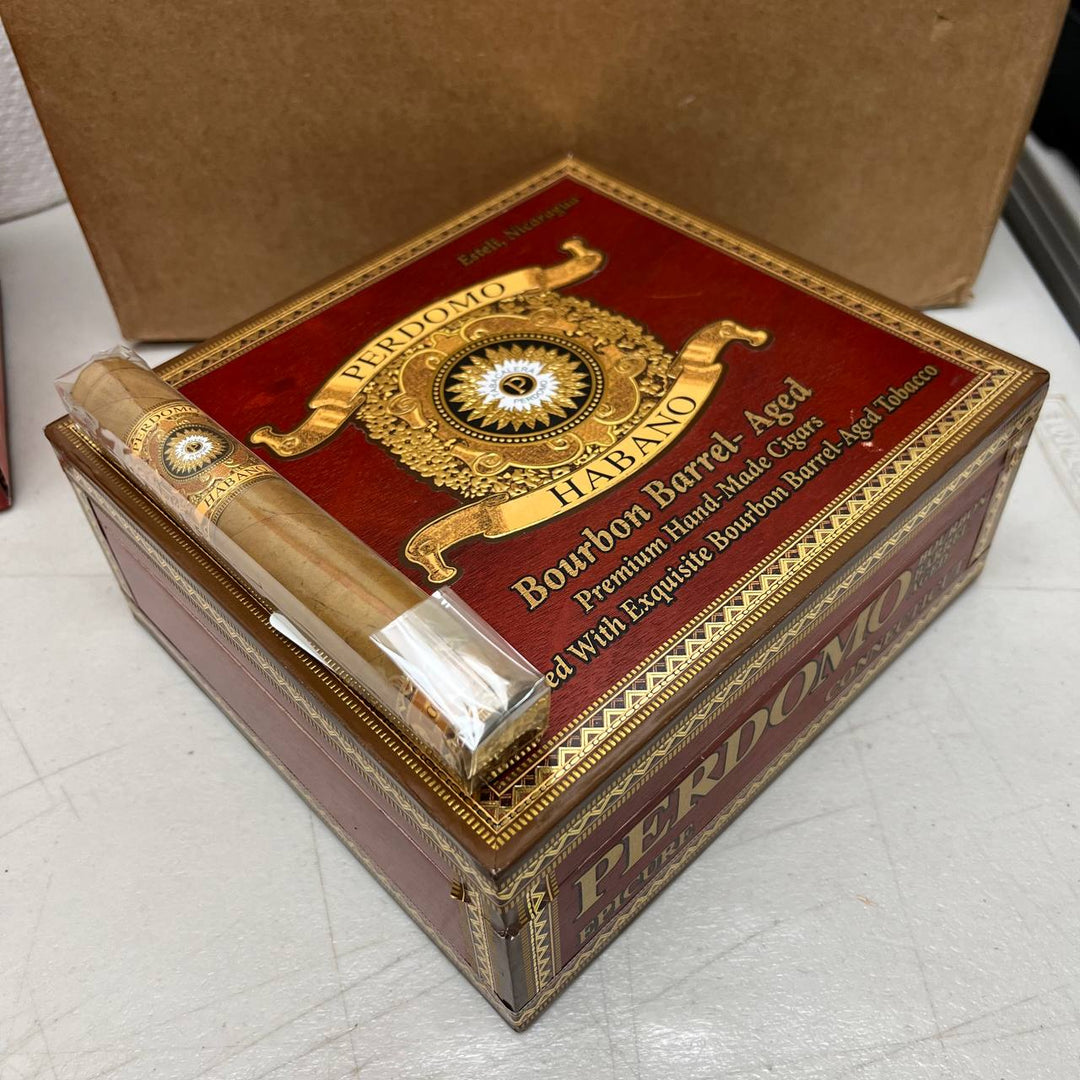 Perdomo Habano Bourbon Barrel Aged Connecticut Epicure Toro