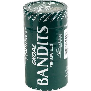 bandits chewing tobacco Skoal Bandit Wintergreen Pouches – 70Cigars
