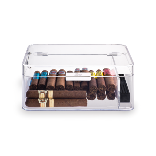 Zino Acrylic Humidor (Cigars are not included)