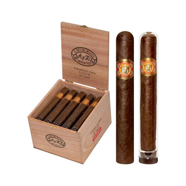 El Rey Del Mundo Robusto En Vidrio Tubo