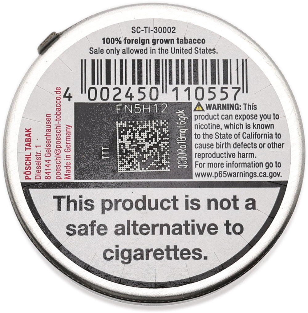 snortable tobacco for sale Poschl Smokey Mountain Herbal Long Cut