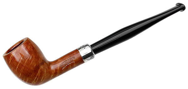 Peterson Pipes: Speciality Natural Silver Mounted Belgique Fishtail