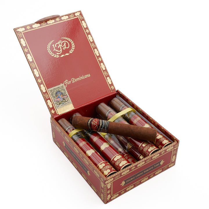 La Flor Dominicana Double Ligero Crystal Tubo Robusto