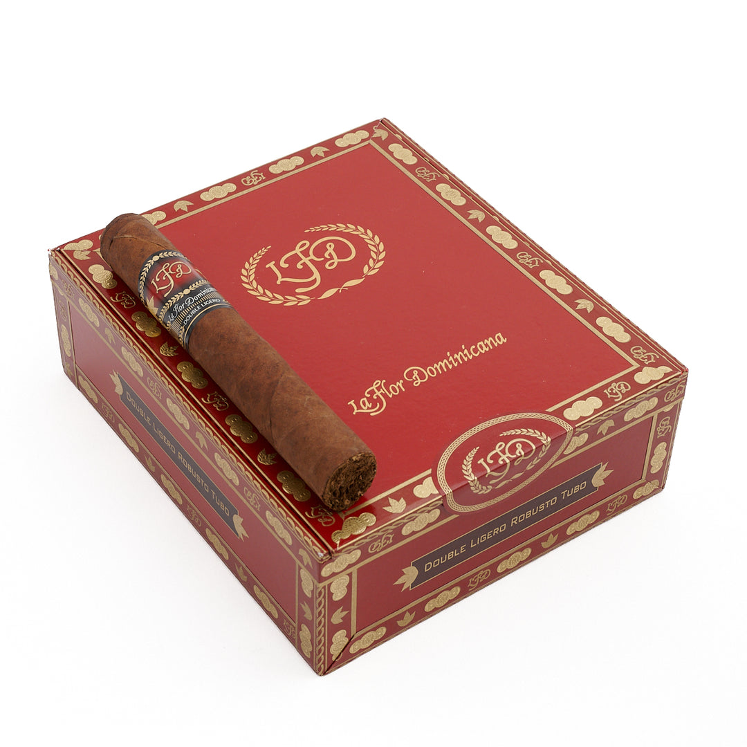 La Flor Dominicana Double Ligero Crystal Tubo Robusto