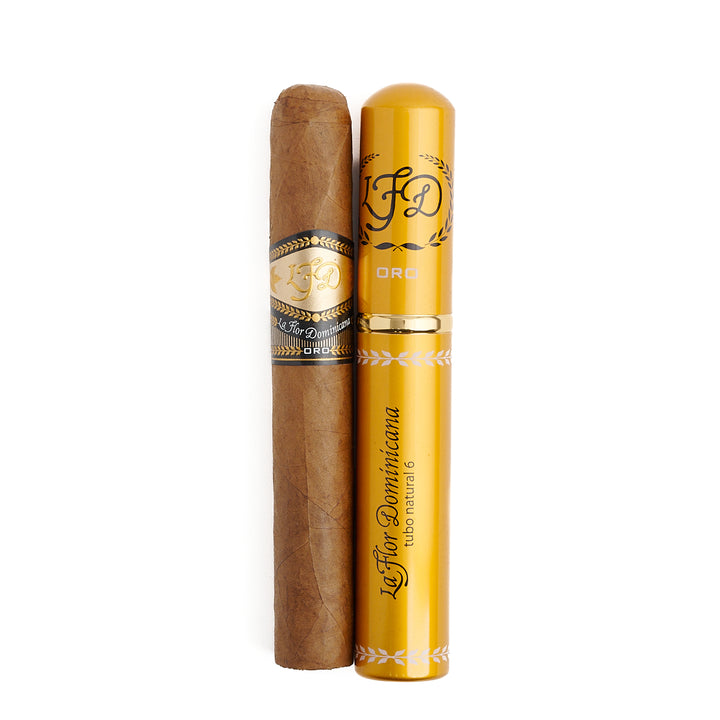 La Flor Dominicana Oro No. 6 Natural Tubo Toro