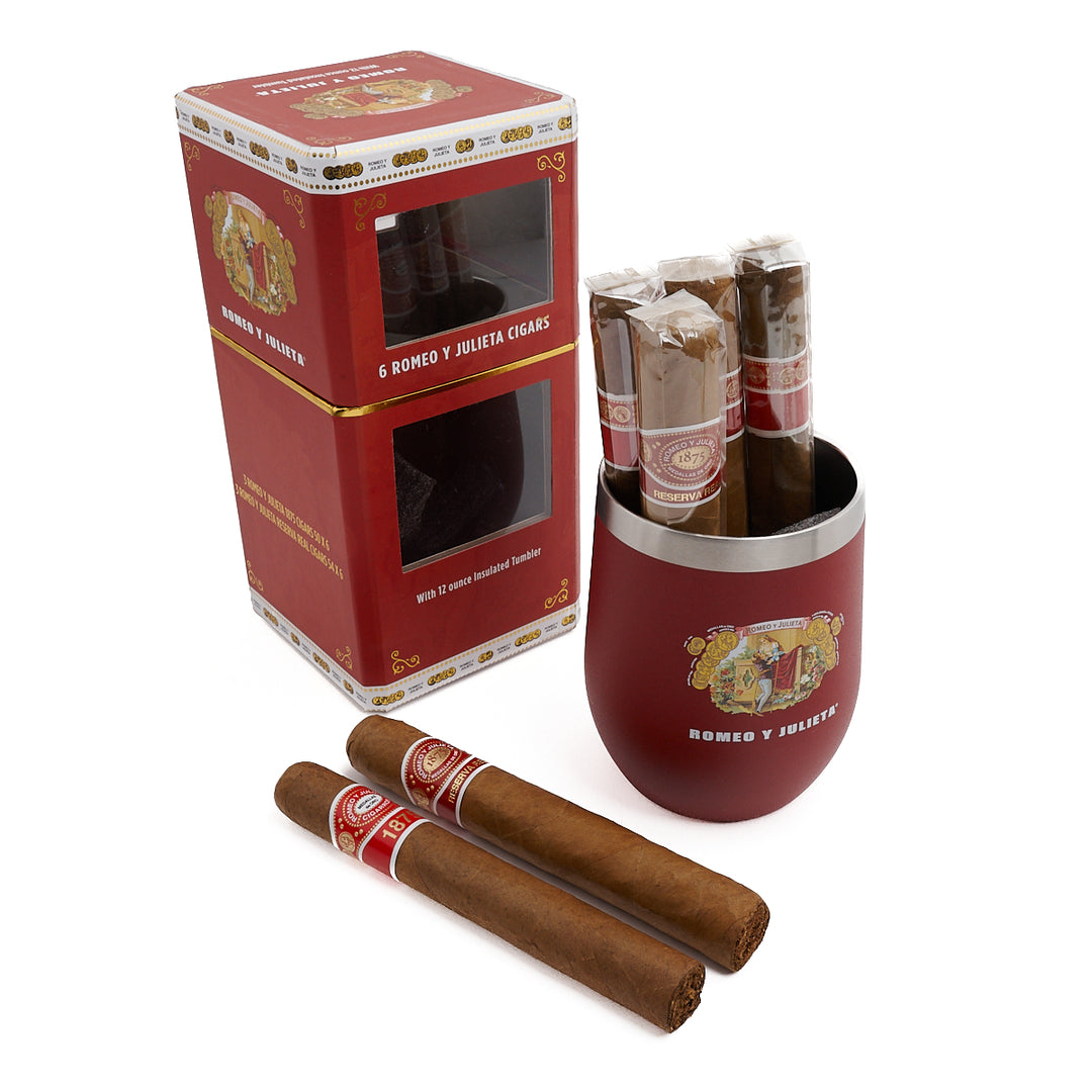 Romeo Y Julieta Cigar and Tumbler Gift Set