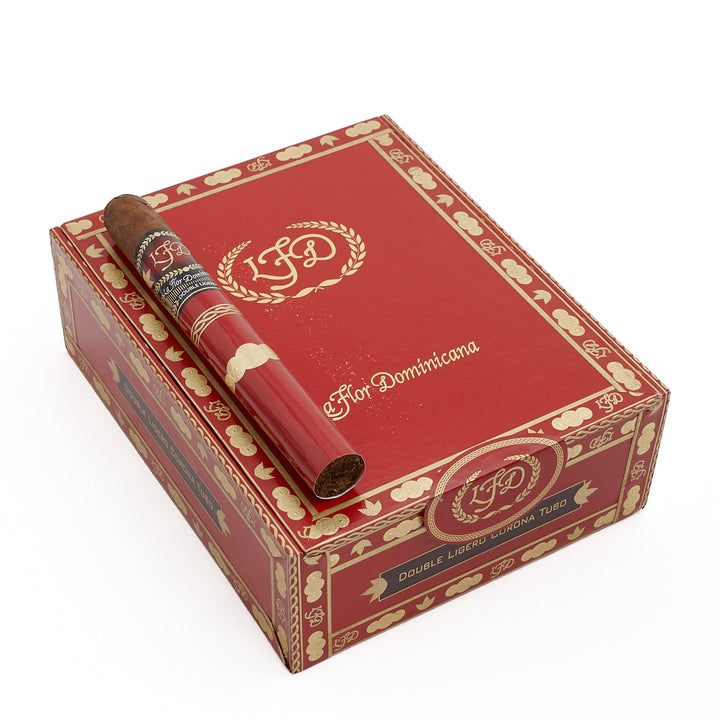 La Flor Dominicana Double Ligero Crystal Tubo Corona