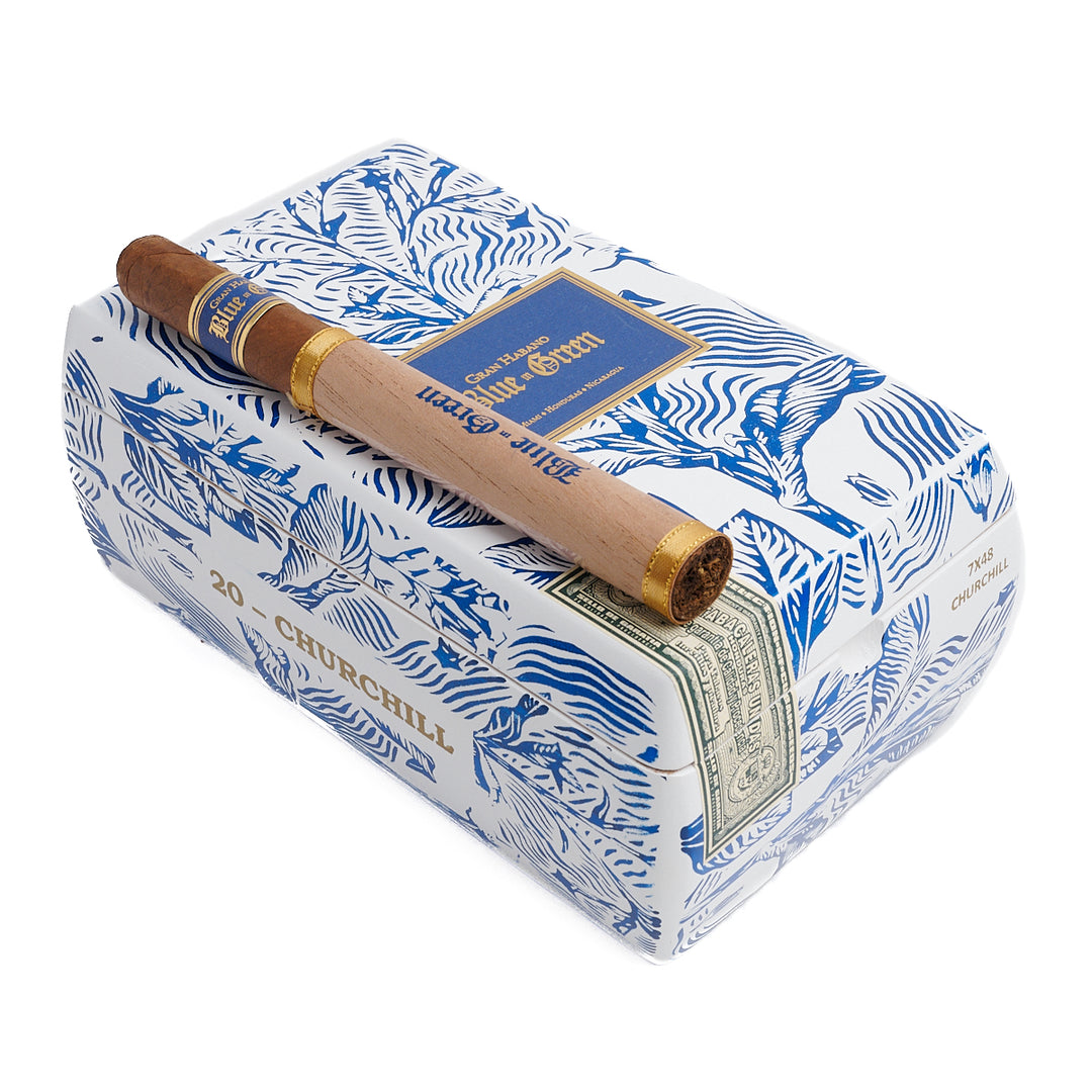 Gran Habano Blue in Green Churchill