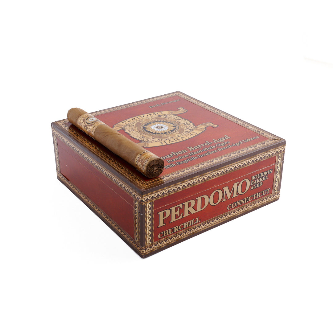 Perdomo Habano Bourbon Barrel Aged Connecticut Churchill
