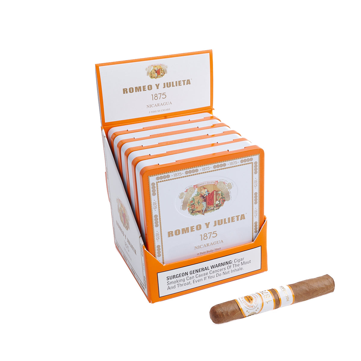 Romeo Y Julieta 1875 Nicaragua Petit Bully Tin – 70Cigars