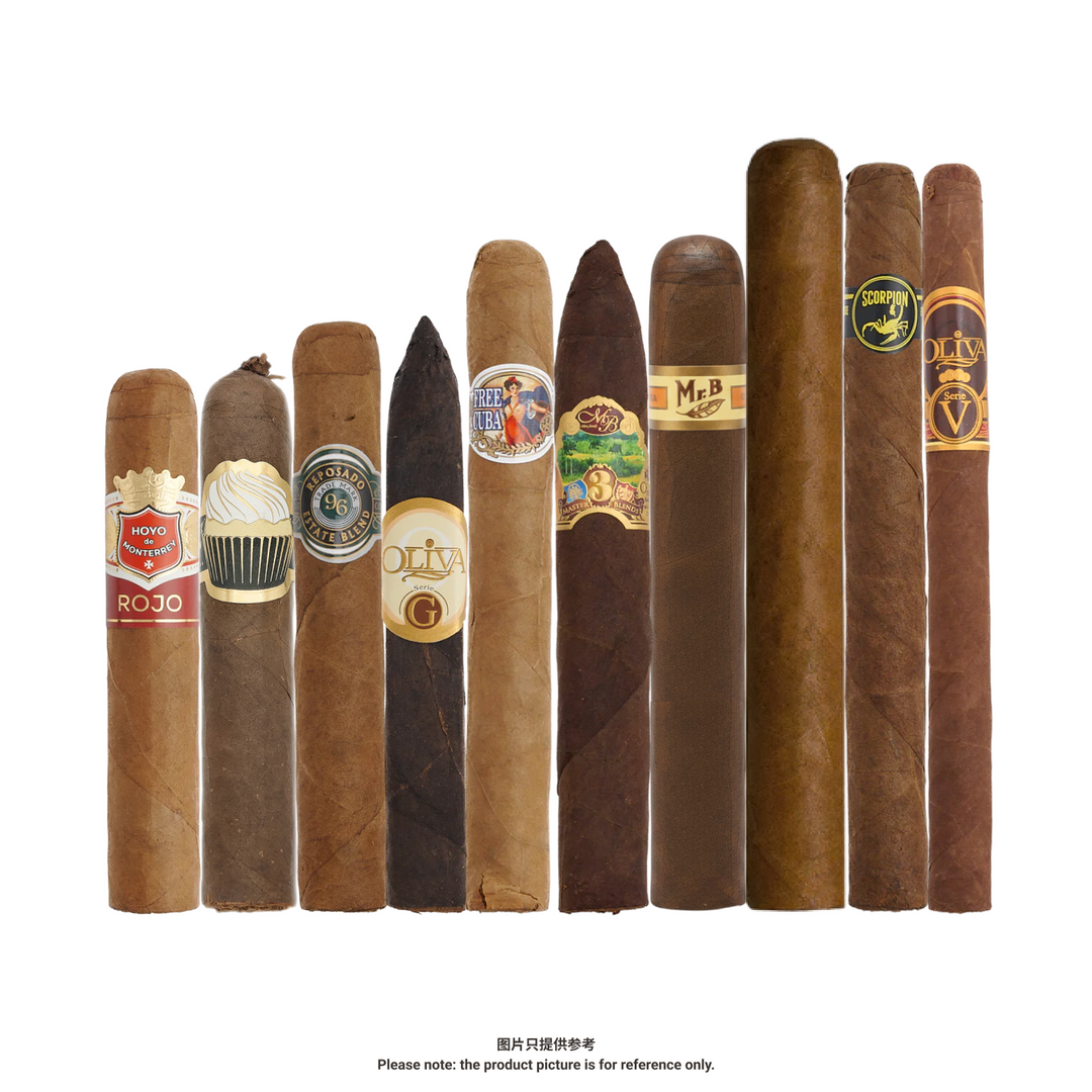70Cigars 12ct Sampler of All Sizes for Newbies #17