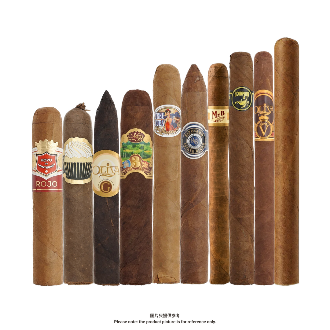 70Cigars 10ct Sampler of All Sizes for Newbies #18