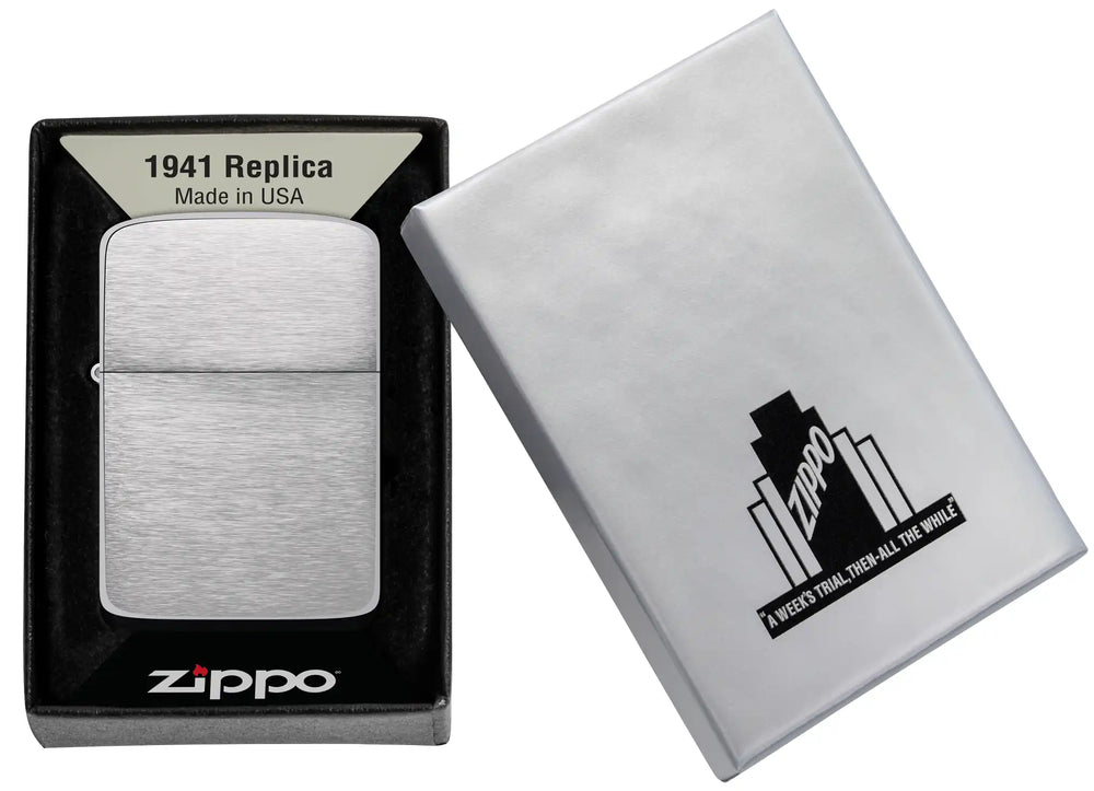 Zippo 1941 Replica Brushed Chrome - Image 2