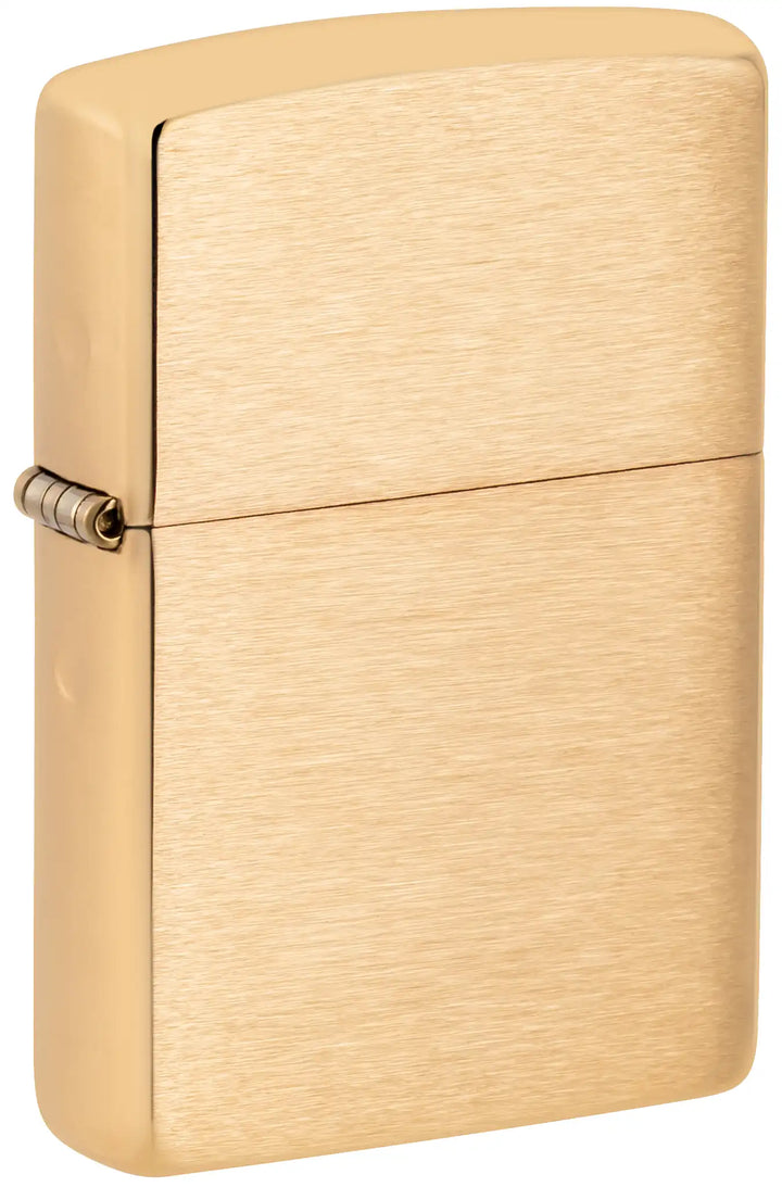 Zippo Reg Br Fin Brass Wo/Solid Brass - Image 1