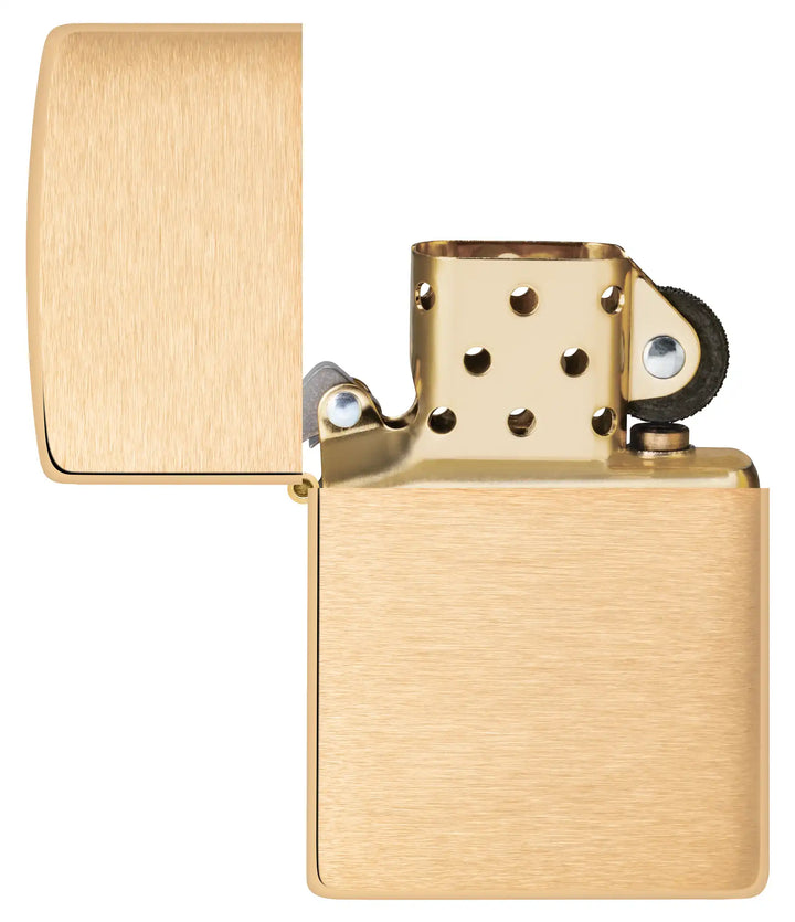 Zippo Reg Br Fin Brass Wo/Solid Brass - Image 5