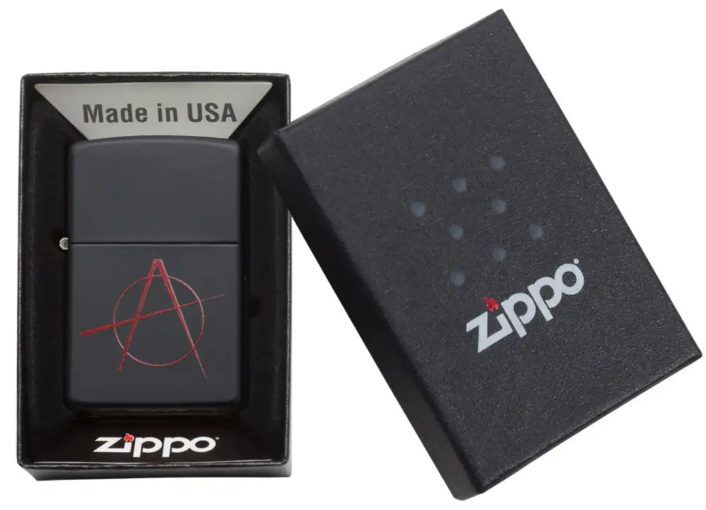 Zippo Anarchy Symbol - Image 2