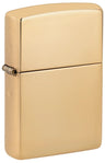 Zippo Reg Hi Pol Brass Wo/Solid Brass