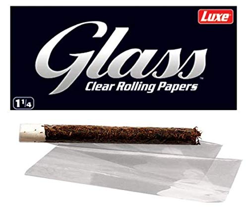 Luxe 1 1/4 Clear Glass Rolling Papers 50ct