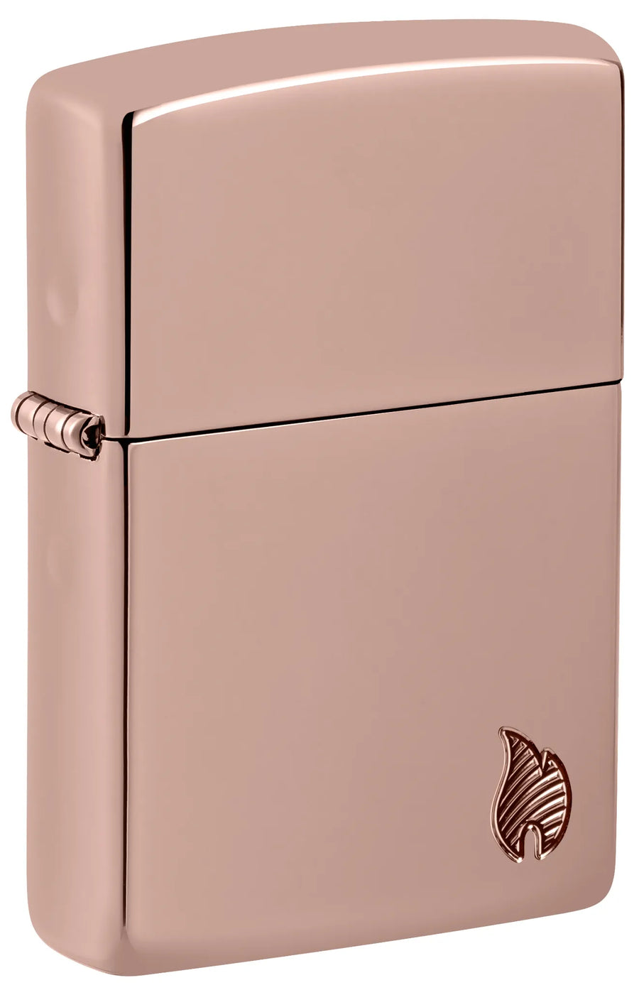 Zippo Armor® High Polish Rose Gold Flame Design - Image 1