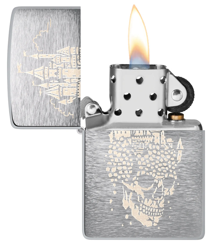 Zippo 200 Skull Castle Design - Image 4