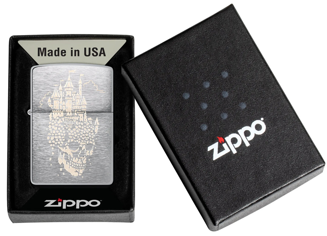 Zippo 200 Skull Castle Design - Image 2