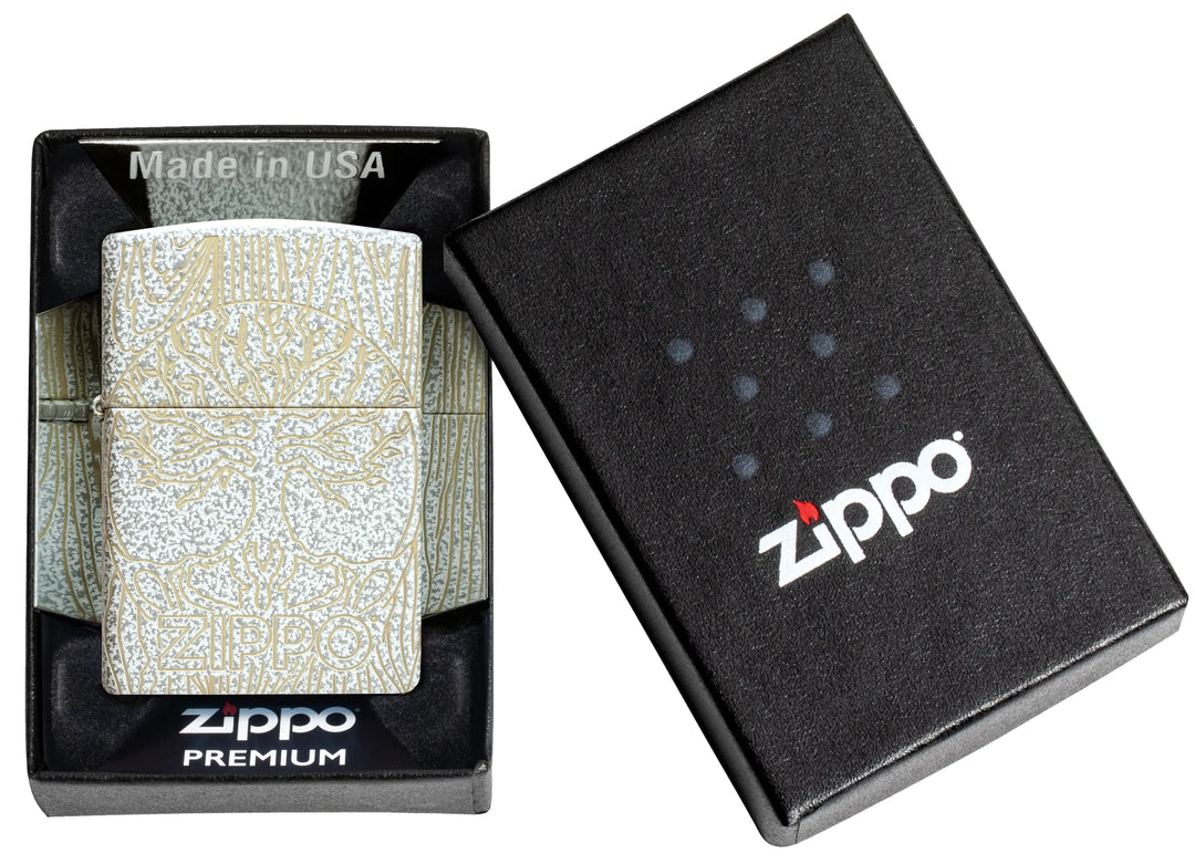Zippo Tree of Life Woodgrain Design - Image 2