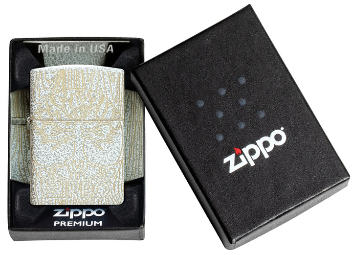 Zippo Tree of Life Woodgrain Design - Image 2