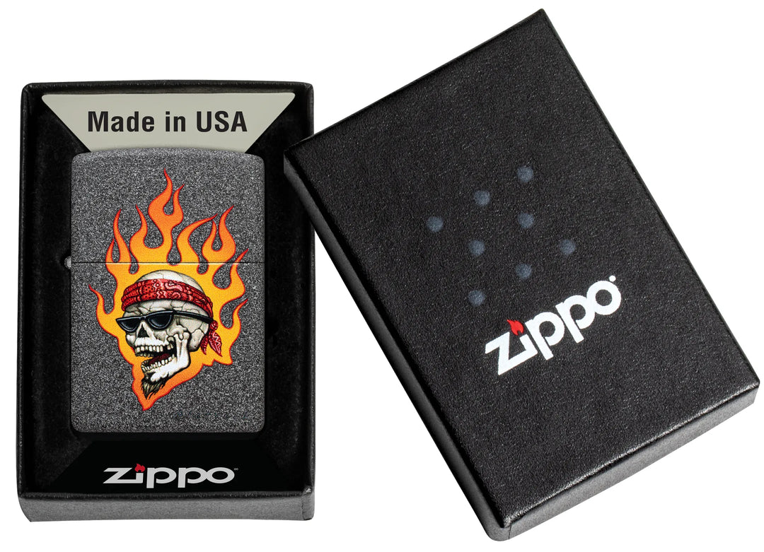 Zippo Rietveld® Flaming Skull Design - Image 2