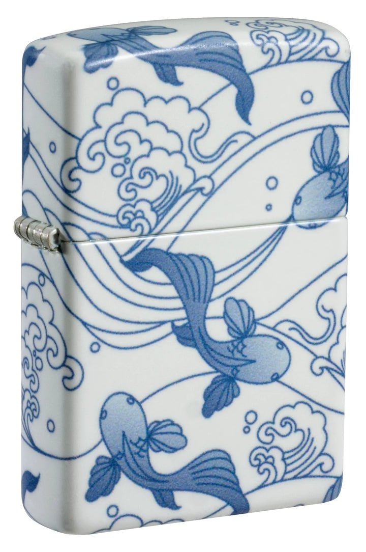 Zippo Porcelain Koi Design - Image 1