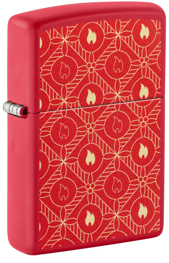Zippo Festive Flame Design - Image 1