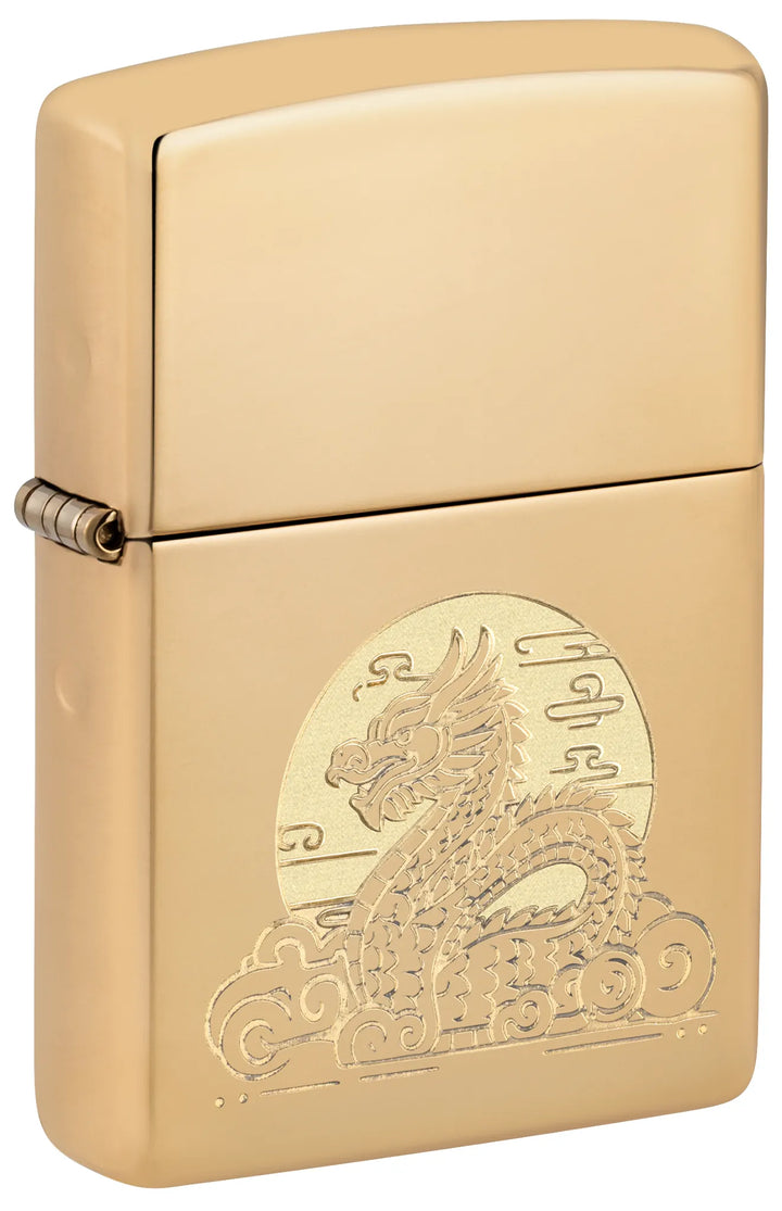 Zippo Moon Dragon Design - Image 1
