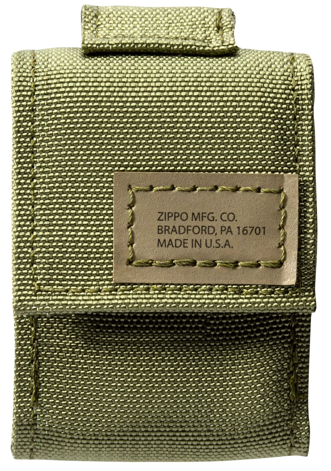 Zippo 236 Blk Crackle Ltr Tactical Pouch OD Green GS - Image 6