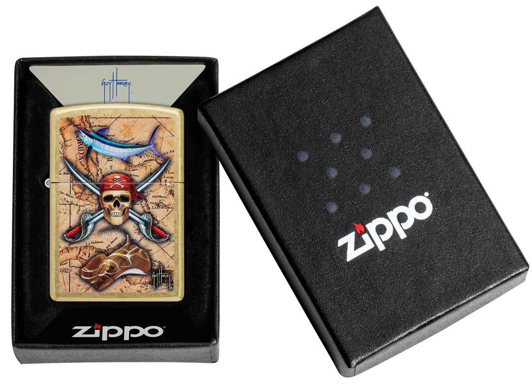 Zippo Guy Harvey Treasure Map Design - Image 2