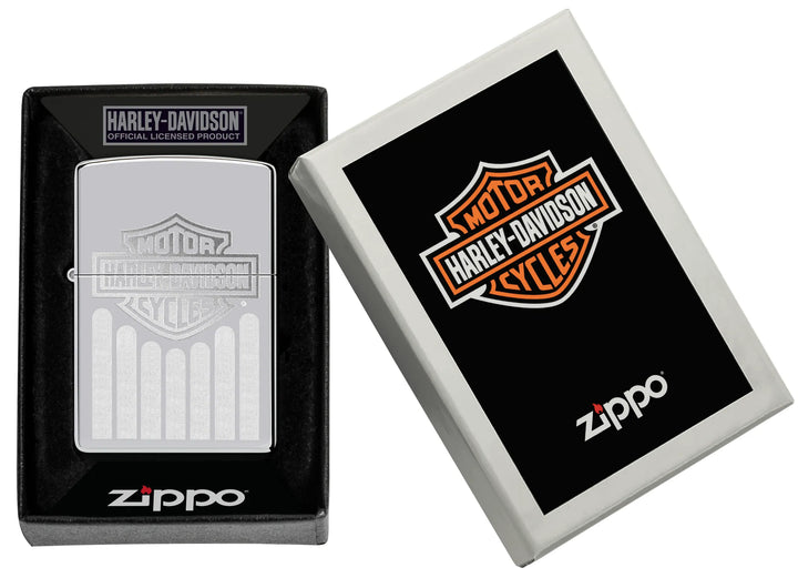 Zippo Harley-Davidson® Monochrome Logo Design - Image 2