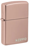 Zippo High Polish Rose Gold Zippo Logo