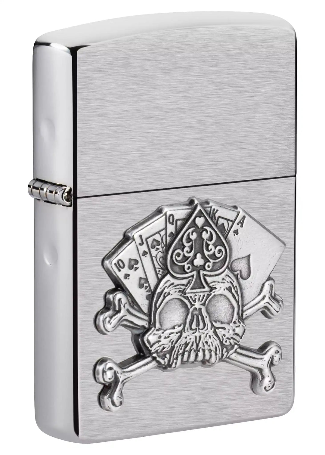 Zippo 200 Card Skull Emblem - Image 1