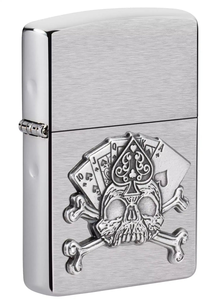 Zippo 200 Card Skull Emblem - Image 1