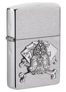 Zippo 200 Card Skull Emblem