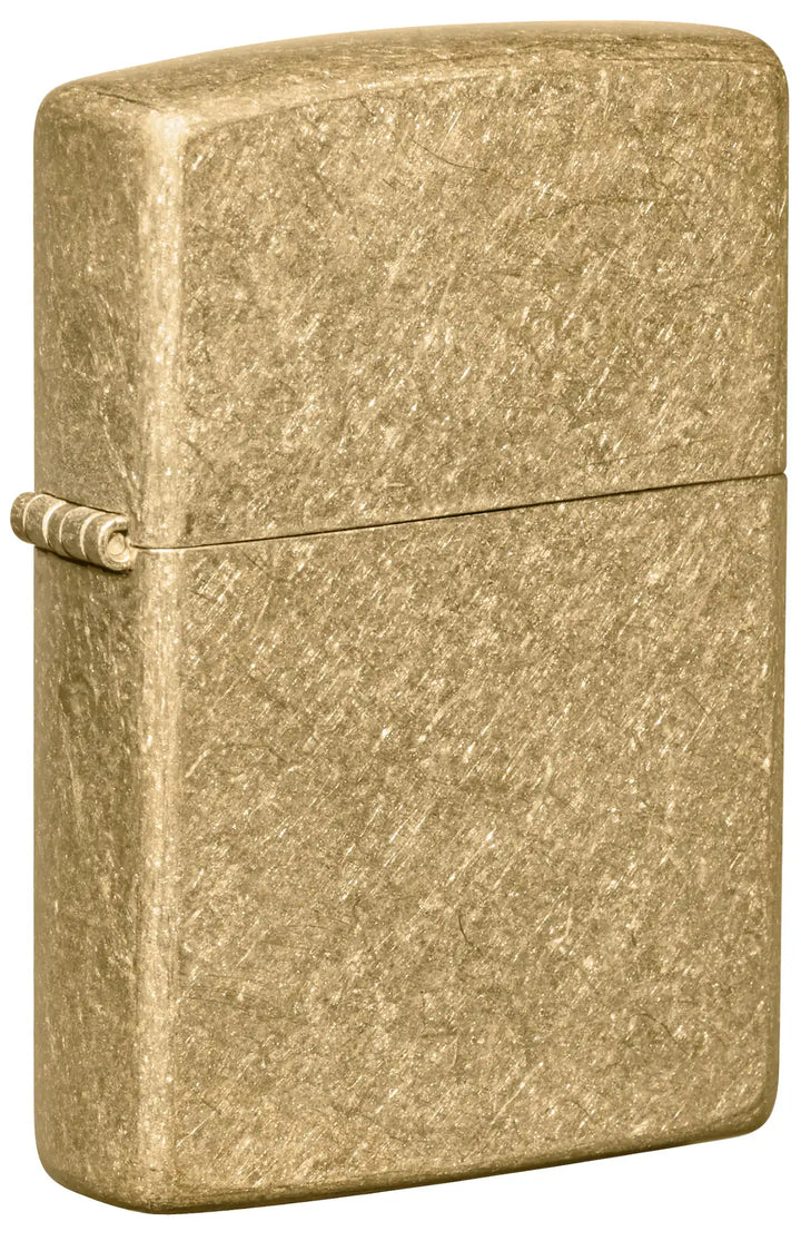 Zippo Tumbled Brass - Image 1