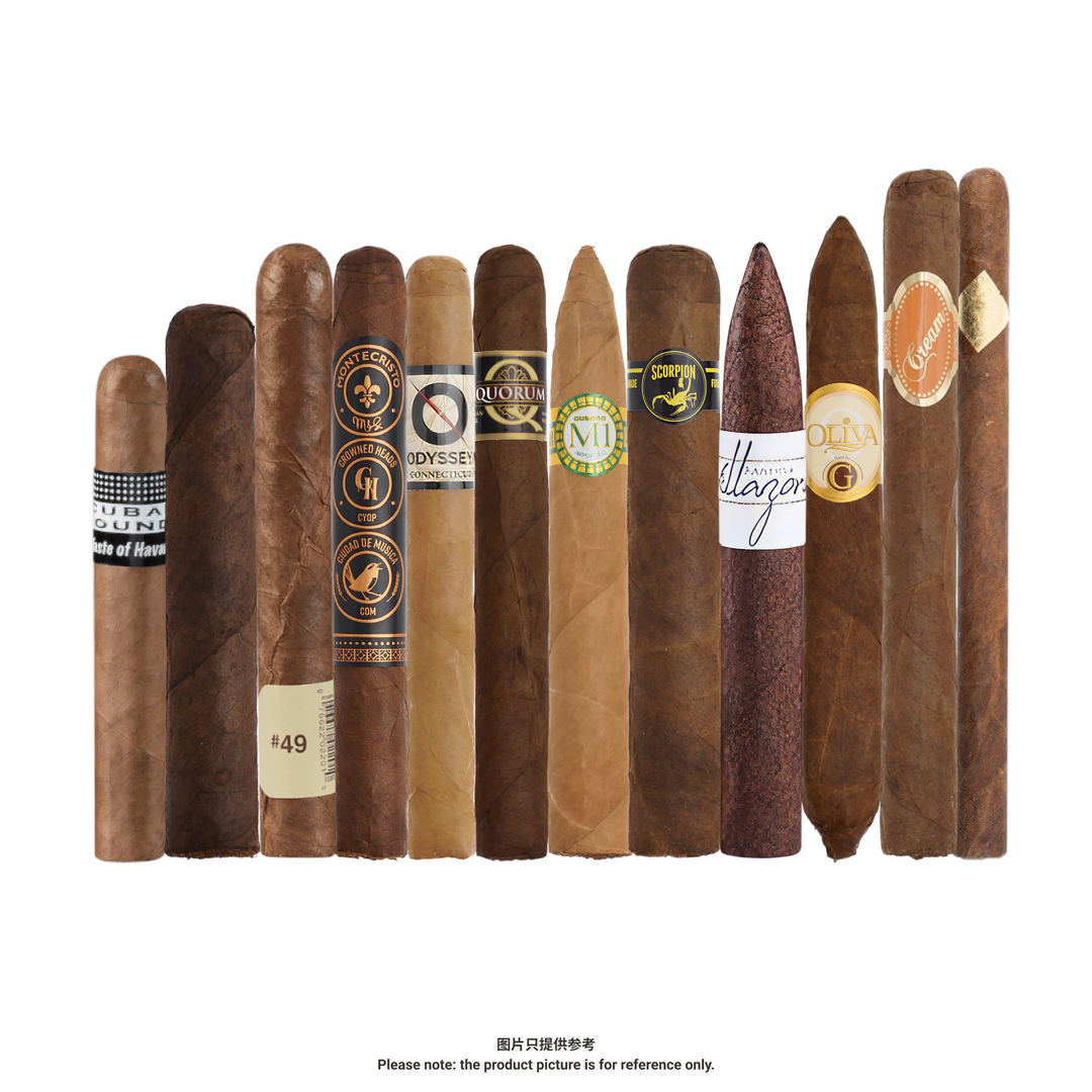 70Cigars 12ct Sampler of All Sizes for Newbies #8