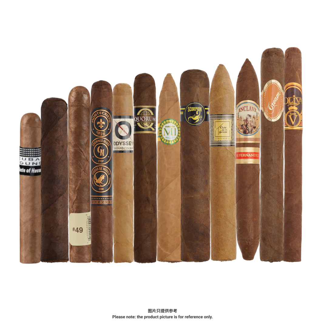 70Cigars 12ct Sampler of All Sizes for Newbies #9