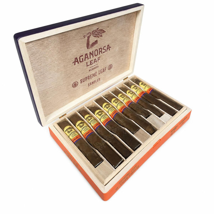 Aganorsa Supreme Leaf 10-Cigar Sampler AI product photo
