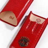 Arturo Fuente Opus X Society Teju Leather Case Red
